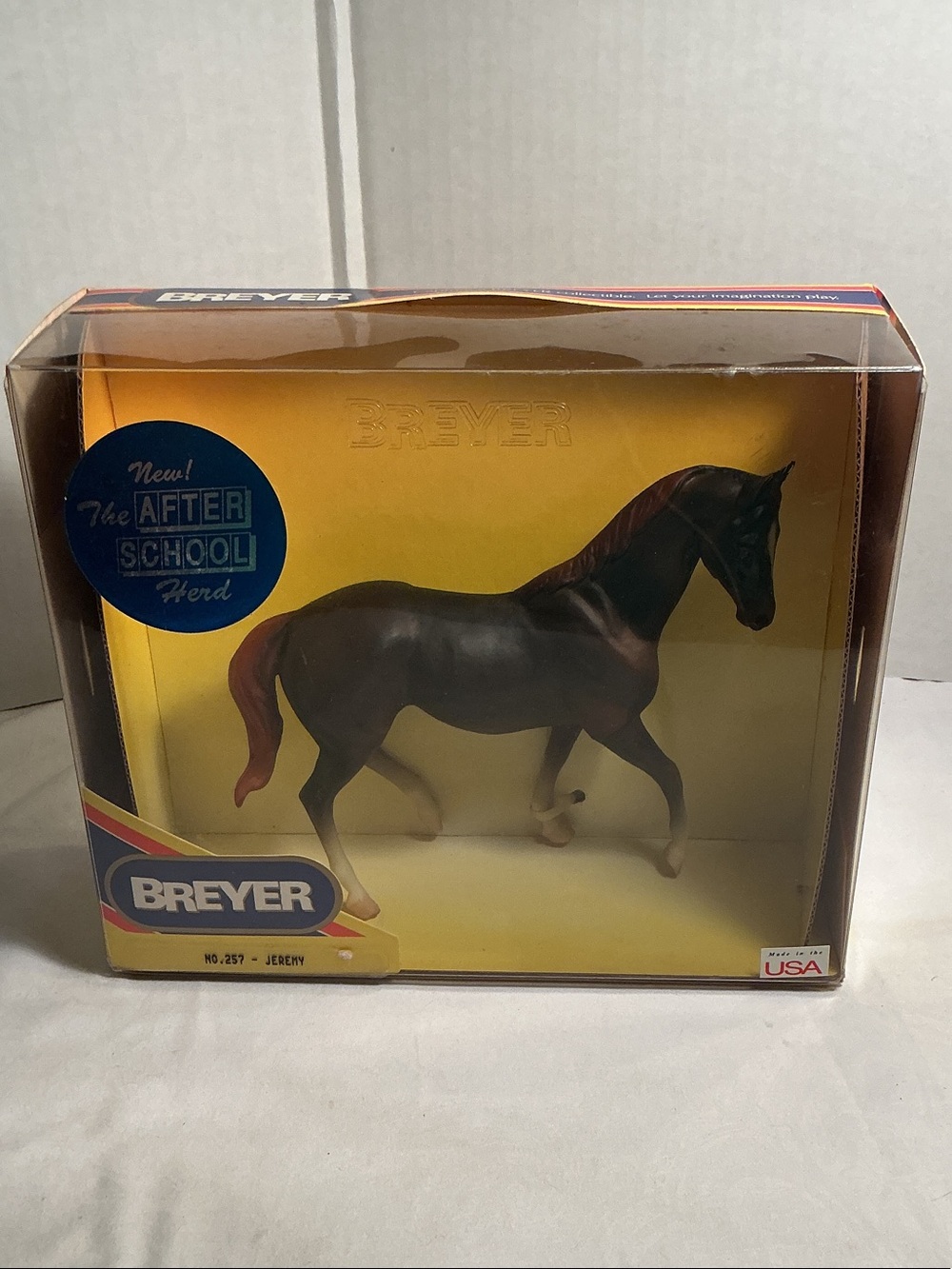 NIB Breyer After School Herd #257 Jeremy Bay Horse Figurine in original box
